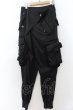 画像1: JOHNNY WOLF / 【SABAI】サルエルカーゴパンツ 1 ブラック O-24-09-27-050-JO-pa-OW-ZT113 (1)
