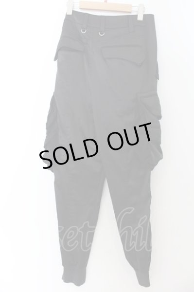 画像4: JOHNNY WOLF / 【SABAI】サルエルカーゴパンツ 1 ブラック O-24-09-27-050-JO-pa-OW-ZT113 (4)