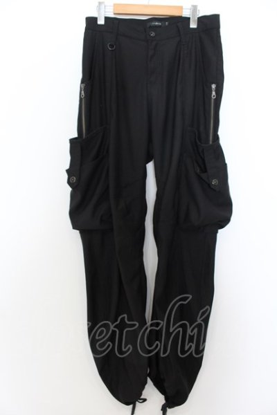 画像1: 【WINTERセール】CIVARIZE / Aceギミックルーズカーゴパンツ 44 ブラック O-24-09-27-054-CI-pa-YM-ZT113
