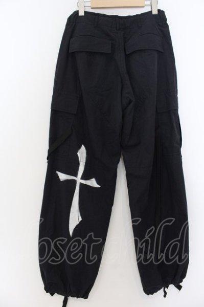 画像3: kiryuyrik / プリントギミックカーゴパンツ M ブラック O-24-09-27-059-ki-pa-YM-ZT302 (3)