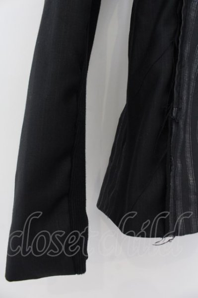 画像2: CATORCE / 切り替えテーラードジャケット 0（メンズ合わせ） ブラックｘシルバー O-24-09-27-007-CA-ja-YM-ZT195 (2)