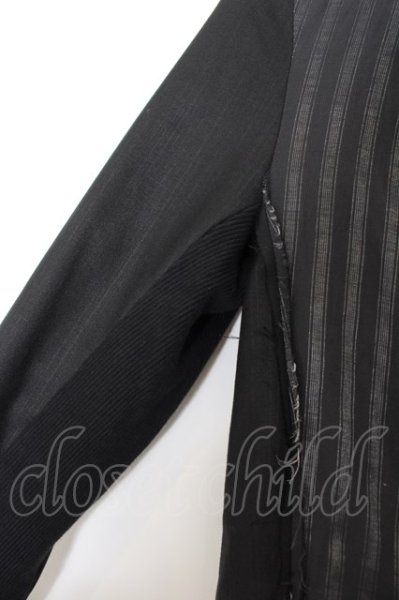 画像3: CATORCE / 切り替えテーラードジャケット 0（メンズ合わせ） ブラックｘシルバー O-24-09-27-007-CA-ja-YM-ZT195 (3)
