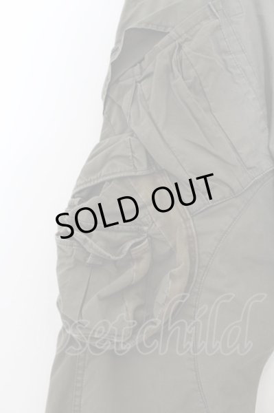 画像3: LGB / SARROUEL/CARGO/M ギミックカーゴサルエルパンツ【メンズ28】 28 カーキ O-24-09-27-064-LG-pa-YM-ZT474 (3)