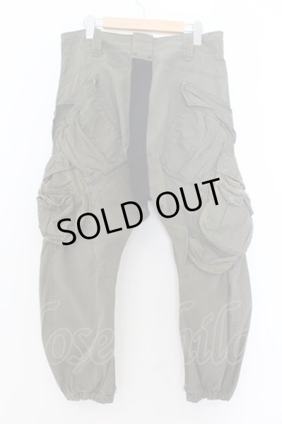 画像4: LGB / SARROUEL/CARGO/M ギミックカーゴサルエルパンツ【メンズ28】 28 カーキ O-24-09-27-064-LG-pa-YM-ZT474 (4)