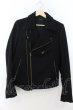 画像1: CIVARIZE / Warm ダブルウールライダースジャケット 44 ブラック O-24-09-27-087-CI-ou-YM-ZT-M125 (1)