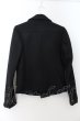 画像3: CIVARIZE / Warm ダブルウールライダースジャケット 44 ブラック O-24-09-27-087-CI-ou-YM-ZT-M125 (3)