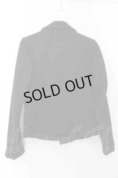 画像3: CIVARIZE / Warm ダブルウールライダースジャケット 44 ブラック O-24-09-27-087-CI-ou-YM-ZT-M125 (3)