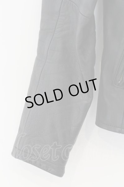 画像2: GOSTAR DE FUGA / Breakerホースレザーライダースジャケット 44 ブラック O-24-09-27-088-GO-ou-YM-ZT-ML006 (2)