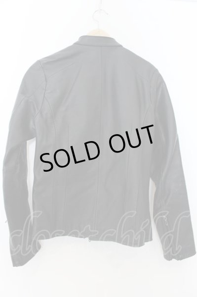 画像3: GOSTAR DE FUGA / Breakerホースレザーライダースジャケット 44 ブラック O-24-09-27-088-GO-ou-YM-ZT-ML006 (3)