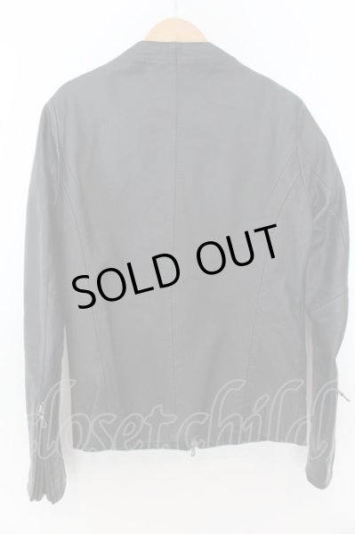 画像3: FUGA / Mojito ホースレザーライダースジャケット 44 ブラック O-24-09-27-090-FU-ja-YM-ZT-ML006 (3)