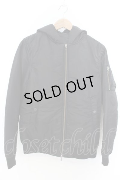 画像1: FUGA / Spectacle ビッグフードMA-1ジャケット 44 ブラック O-24-09-27-094-FU-ou-YM-ZT-M125 (1)