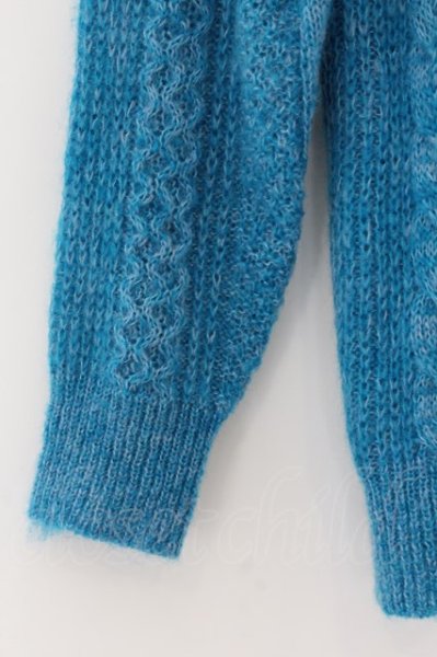 画像2: GOSTAR DE FUGA / Happiness タートルネックプルオーバーニット 44 ライトブルー O-24-09-27-097-GO-to-YM-ZT251 (2)