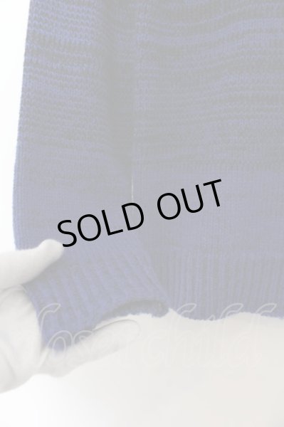 画像2: FUGA / Ortitude グラデーションVネックニット 44 ブルー O-24-09-27-098-FU-to-YM-ZT251 (2)