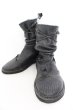 画像1: 14th Addiction / moccasin leather ブーツ 約27.5cm-28cm ブラック O-24-09-27-101-14-sho-YM-OS (1)