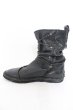 画像4: 14th Addiction / moccasin leather ブーツ 約27.5cm-28cm ブラック O-24-09-27-101-14-sho-YM-OS (4)