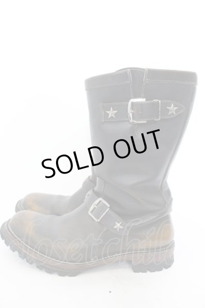 画像2: IZREEL / スターポイントエンジニアブーツ 45（29cm前後） ブラウン O-24-09-27-102-IR-sho-YM-ZT1000 (2)