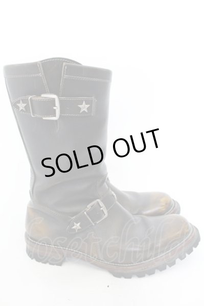 画像3: IZREEL / スターポイントエンジニアブーツ 45（29cm前後） ブラウン O-24-09-27-102-IR-sho-YM-ZT1000 (3)