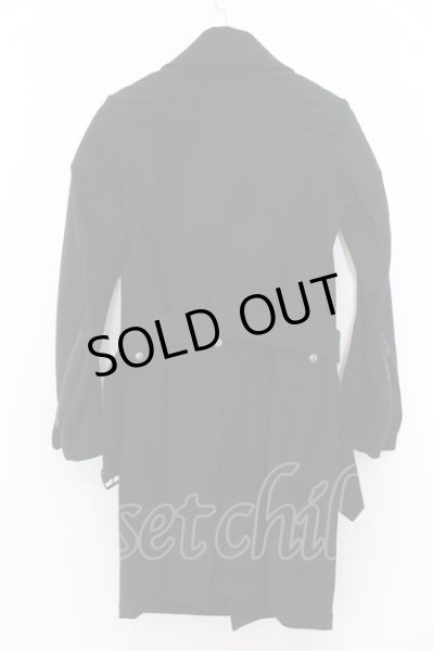 画像3: bajra / スーパーストレッチナイロン蛇腹ライダースコート 1 ブラック O-24-09-27-010-ba-ou-YM-ZT-M125 (3)