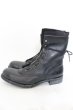 画像2: alfredoBANNISTER / レイヤードロングファイヤーマンブーツ 44（約27.5cm） ブラック O-24-09-27-104-al-sho-YM-ZT1000 (2)