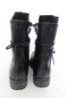 画像5: alfredoBANNISTER / レイヤードロングファイヤーマンブーツ 44（約27.5cm） ブラック O-24-09-27-104-al-sho-YM-ZT1000 (5)