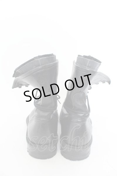 画像5: alfredoBANNISTER / レイヤードブーツ 44（約27.5cm) ブラック O-24-09-27-105-al-sho-YM-ZT1000 (5)