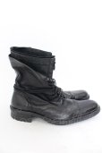 画像6: alfredoBANNISTER / レイヤードブーツ 44（約27.5cm) ブラック O-24-09-27-105-al-sho-YM-ZT1000