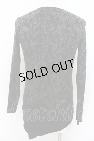 画像3: CIVARIZE / レイヤードテレコヘンリーカットソー 44 ブラック O-24-09-27-014-CI-to-YM-OS (3)