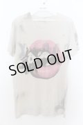 maxsix / LIP ON HONEY Tシャツ M ベージュ O-24-09-27-015-ma-ts-YM-ZT0930A