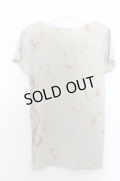 画像2: maxsix / GUNS SKULL Tシャツ M ベージュ O-24-09-27-016-ma-ts-YM-ZT0930A (2)