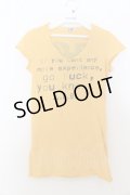 LGB / GO FUCK/HS Tシャツ  イエロー O-24-09-27-022-LG-to-YM-OS