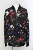 画像1: 【WINTERセール】CIVARIZE / Germ 総柄BIGブルゾンジャケット 44 ブラック O-24-09-29-001-CI-ou-YM-ZT238 (1)