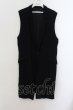 画像1: CIVARIZE / ノスリーブチェスターコート 46 ブラック O-24-09-29-004-CI-ja-YM-ZT301 (1)