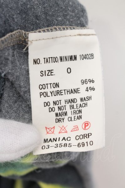 画像3: IFSIXWASNINE / TATTOO/MINIMUM タンクトップ 0(レディース) チャコール O-24-09-29-033-IF-to-YM-ZT290 (3)