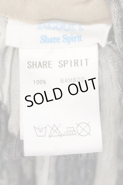 画像3: SHARE SPIRIT / Resort ペイズリーブリーチNSバンブーカーディガン 36 ブラックｘアイボリー O-24-09-29-042-SH-to-YM-ZT290 (3)