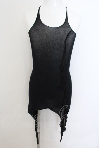 画像1: IFSIXWASNINE / DRESS FISH タンクトップ 0(レディース) ブラックxグレー O-24-09-29-048-IF-to-YM-ZT247 (1)