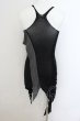 画像2: IFSIXWASNINE / DRESS FISH タンクトップ 0(レディース) ブラックxグレー O-24-09-29-048-IF-to-YM-ZT247 (2)