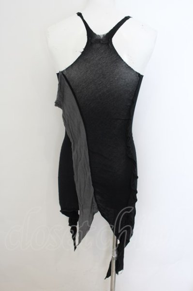 画像2: IFSIXWASNINE / DRESS FISH タンクトップ 0(レディース) ブラックxグレー O-24-09-29-048-IF-to-YM-ZT247 (2)