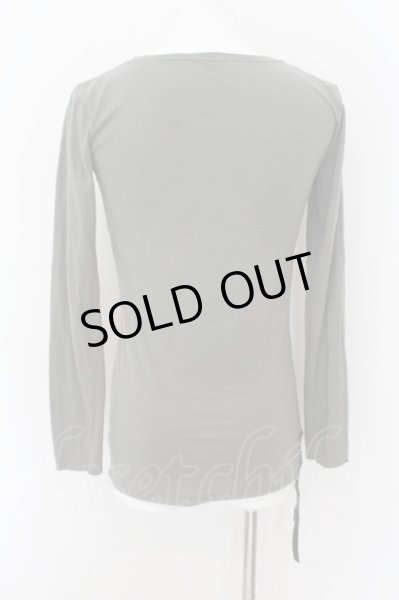 画像3: KMRii / カラベラスカルカットソー 0（レディース） チャコール系 O-24-09-29-052-KM-to-YM-OS (3)