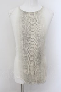 IFSIXWASNINE / HCS パイソンTシャツ 0（レディース） ホワイト O-24-09-29-063-IF-ts-YM-ZT327