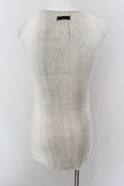 画像2: 【WINTERセール】IFSIXWASNINE / HCS パイソンTシャツ 0（レディース） ホワイト O-24-09-29-063-IF-ts-YM-ZT327