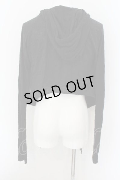 画像3: LGB / YOGA/PK 変形ショートパーカー 0（レディース） ブラック O-24-09-29-065-LG-to-YM-ZT382 (3)