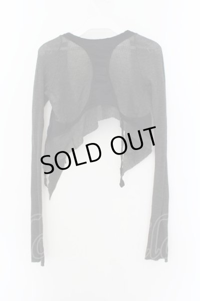 画像2: LGB / MU/BORELO　リブボレロ 0（レディース） グレーｘブラック O-24-09-29-066-LG-to-YM-ZT290 (2)