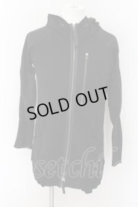 KMRii / Pocket Leather Piping Hoodie　パーカー 1 ブラック O-24-09-29-070-KM-to-YM-OS