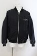 画像1: CIVARIZE / DUBIOUSLY　Ni-yaコラボ MA-1ブルゾンジャケット 44 ブラック O-24-09-29-009-CI-ou-YM-ZT-M004 (1)