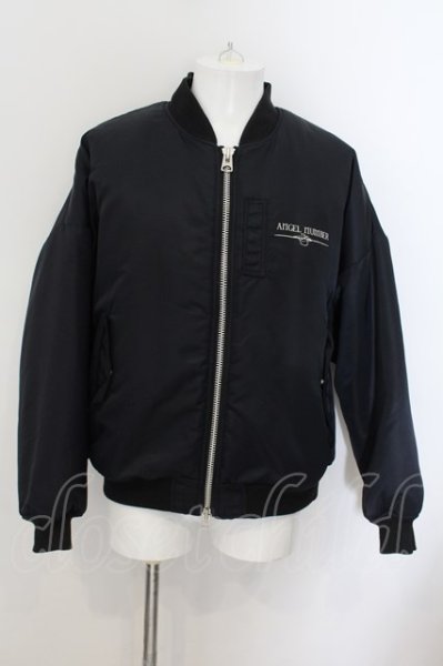 画像1: CIVARIZE / DUBIOUSLY　Ni-yaコラボ MA-1ブルゾンジャケット 44 ブラック O-24-09-29-009-CI-ou-YM-ZT-M004 (1)