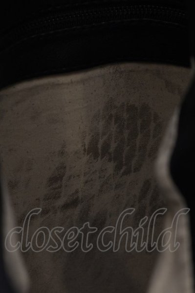 画像5: 14th Addiction / Predator レザートートバッグ  ブラック O-24-09-29-081-14-ba-YM-ZT-MK001 (5)