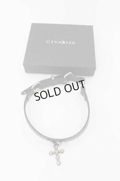 画像3: 【WINTERセール】CIVARIZE / レザークロスチョーカー ブラック O-24-09-29-083-CI-ac-YM-ZT-MK001