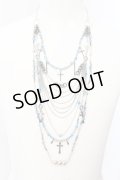 CIVARIZE / Achieve多重パーツネックレス  マルチｘブルー O-24-09-29-087-CI-ac-YM-OS