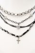 画像2: CIVARIZE / 4連2重セパレートネックレス F マルチ O-24-09-29-088-CI-ac-YM-ZT412 (2)