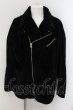 画像1: CIVARIZE / Envy オーバーサイズフェイクファーライダースジャケット 44 ブラック O-24-09-29-010-CI-ou-YM-ZT-M118 (1)